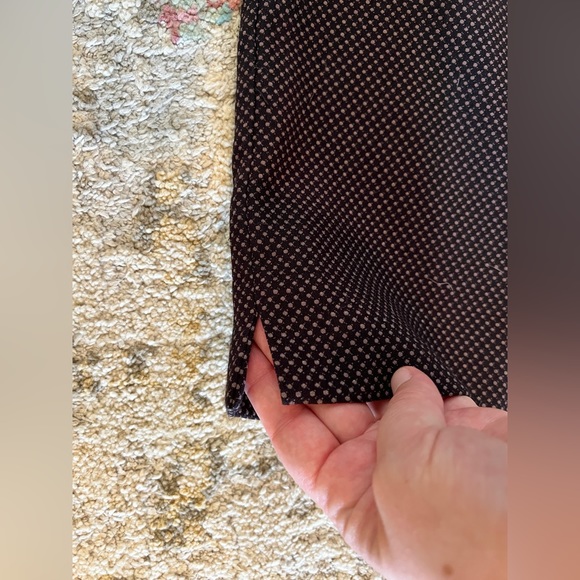 NYJD Lift x Tuck Brown 'Polka Dot' Classic Trouser Pants Size 14 - Picture 7 of 8